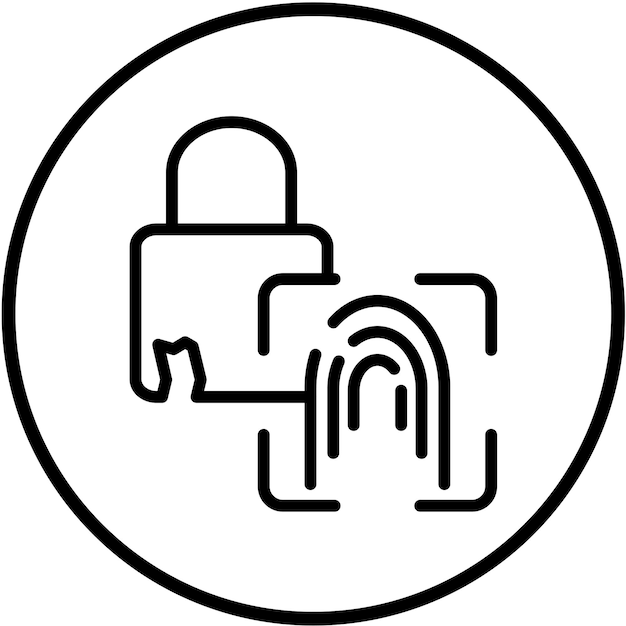 Vectorontwerp Breach Forensics Icon Style