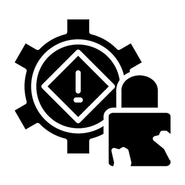 Vectorontwerp Breach Mitigation Icon Style