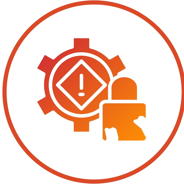 Vectorontwerp Breach Mitigation Icon Style
