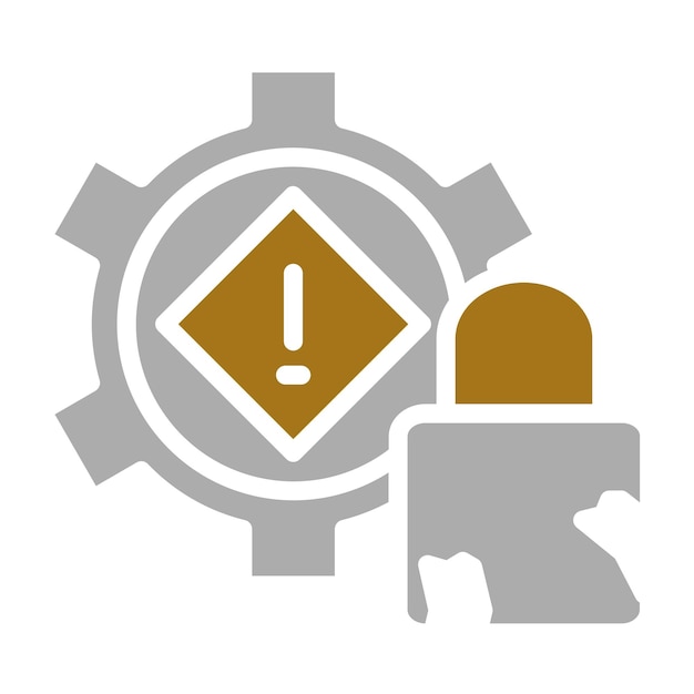Vectorontwerp Breach Mitigation Icon Style