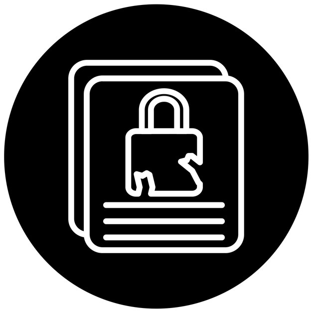 Vectorontwerp Breach Report Icon Style