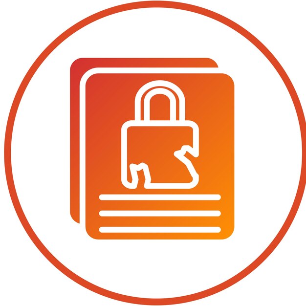 Vectorontwerp Breach Report Icon Style