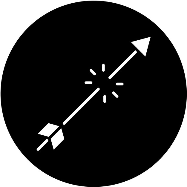 Vectorontwerp Broken arrow Icon Style