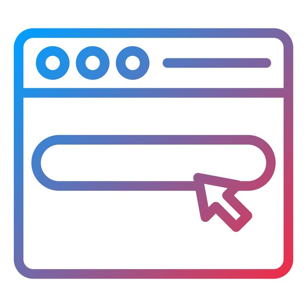 Vectorontwerp Browser Icon Style