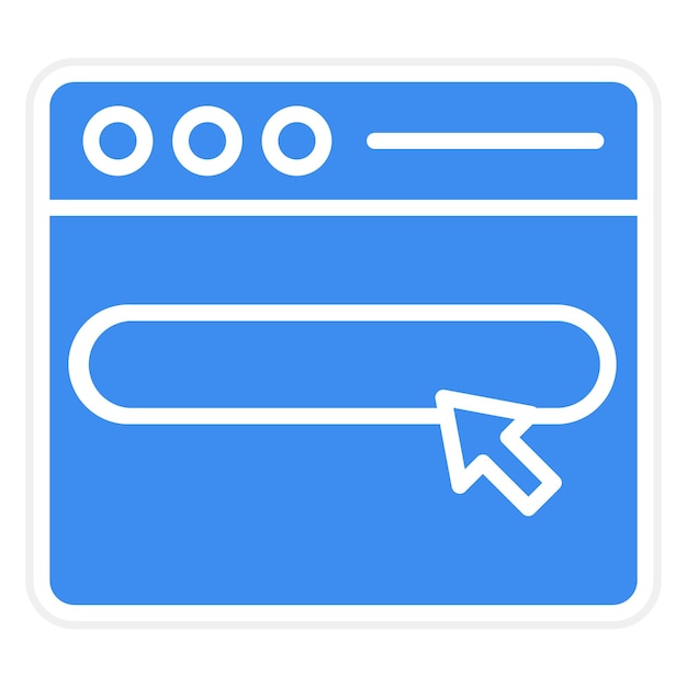Vectorontwerp Browser Icon Style