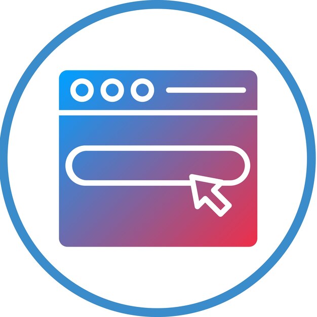 Vectorontwerp Browser Icon Style