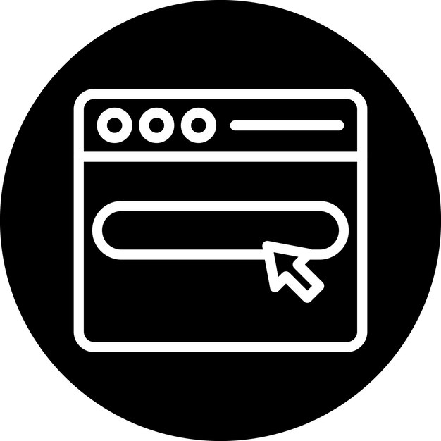 Vectorontwerp Browser Icon Style