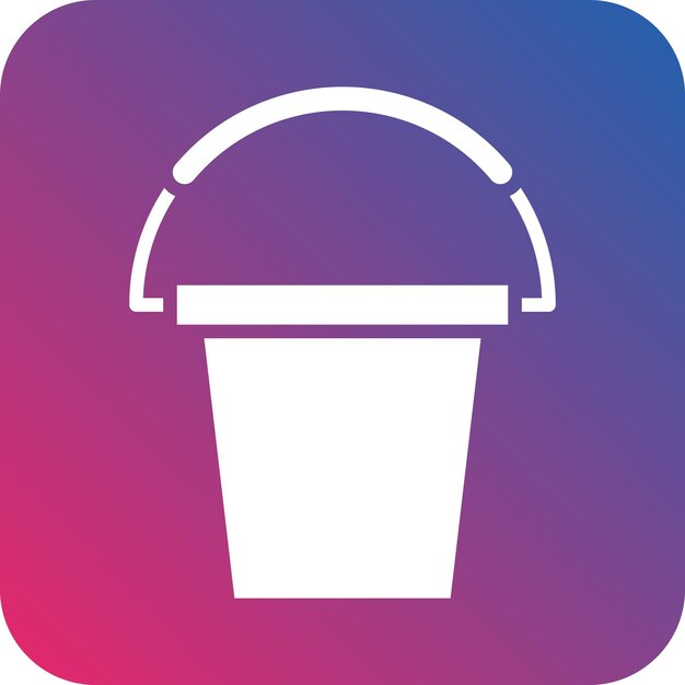 Vectorontwerp Bucket Icon Style