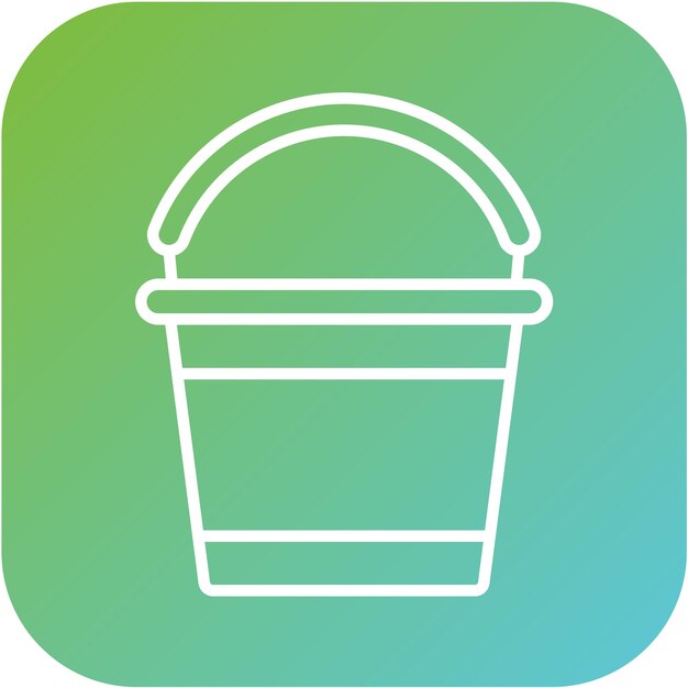 Vectorontwerp Bucket Icon Style
