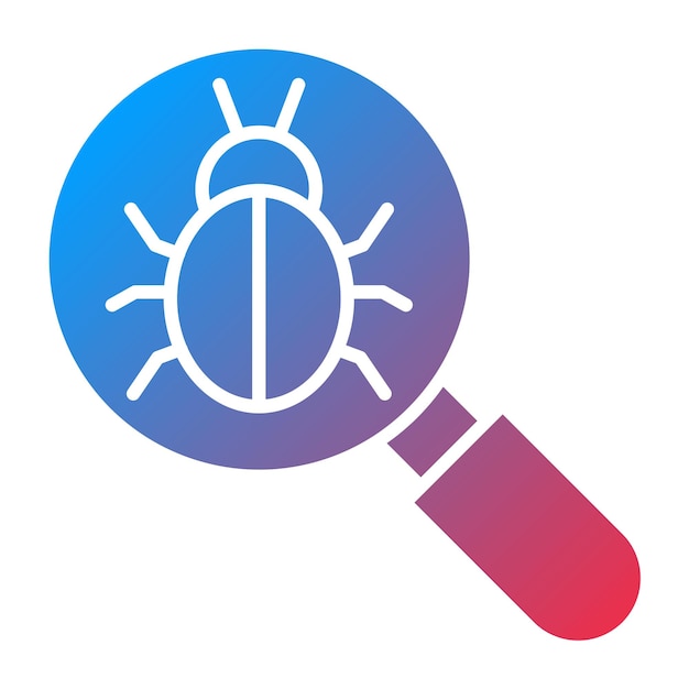 Vectorontwerp Bug Icon Style