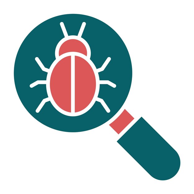 Vectorontwerp Bug Icon Style
