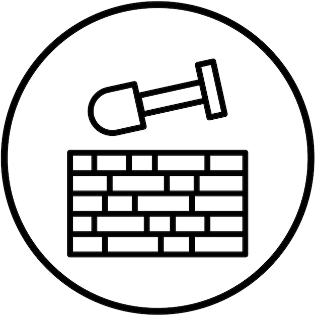 Vectorontwerp Build Icon Style