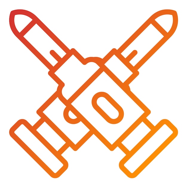 Vector vectorontwerp bullets icon style