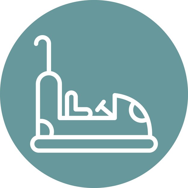Vectorontwerp bumper auto's Icon Style