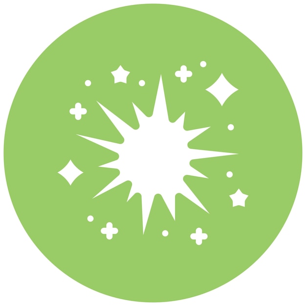 Vectorontwerp Burst Icon Style