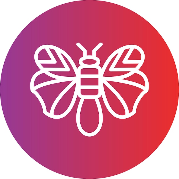 Vectorontwerp Butterfly Icon Style