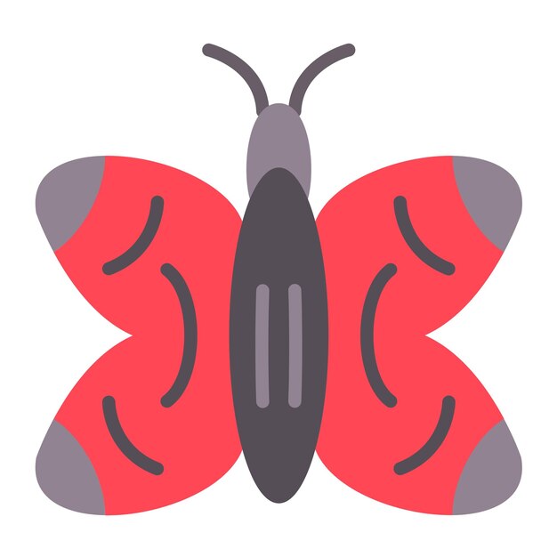 Vectorontwerp Butterfly Icon Style