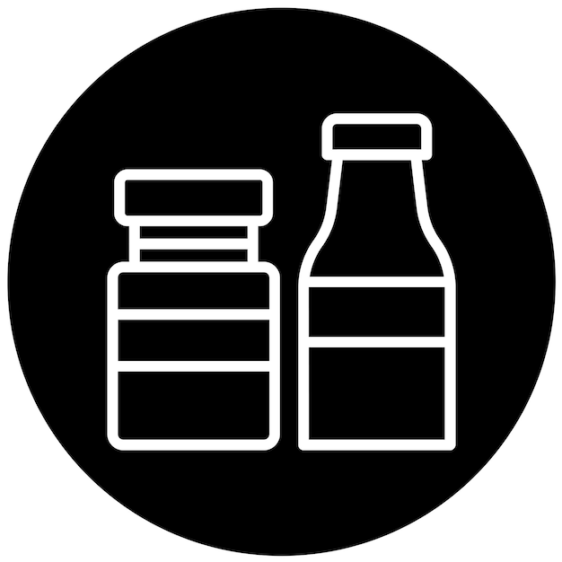 Vectorontwerp Buttermilk Icon Style