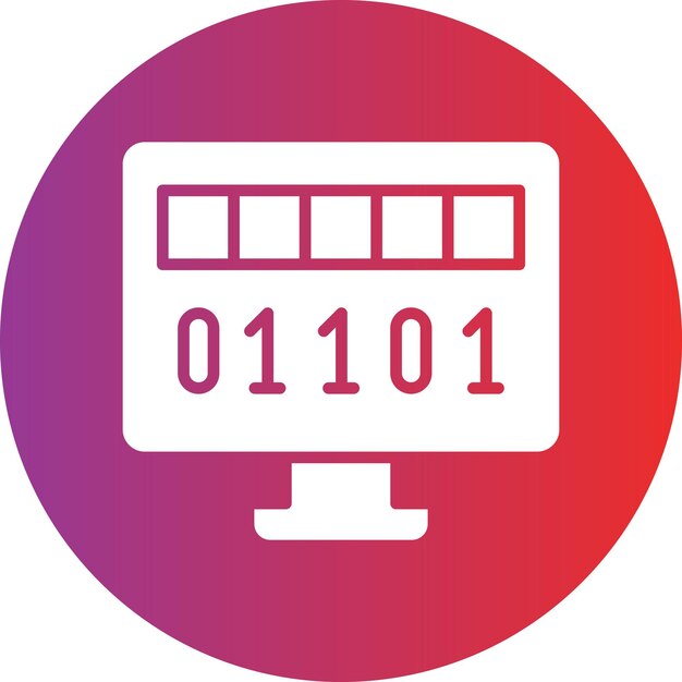 Vectorontwerp Byte Icon Style