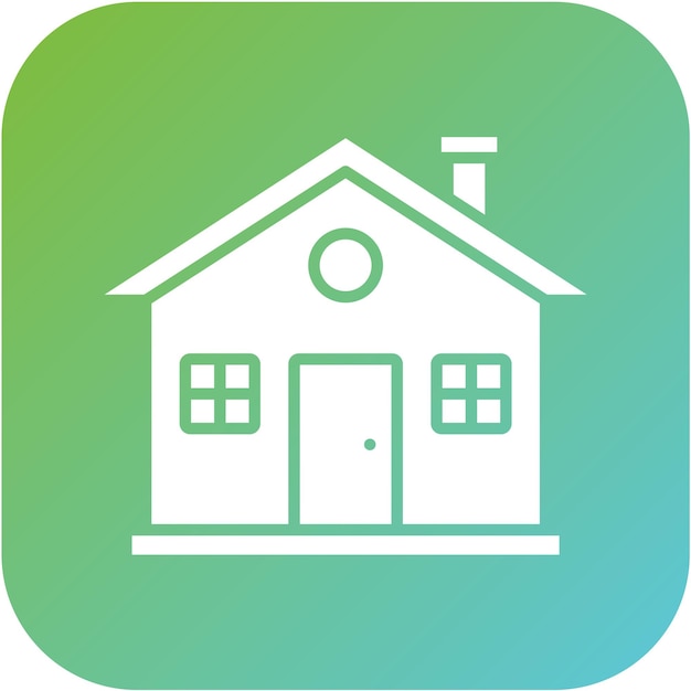 Vectorontwerp Cabin Icon Style