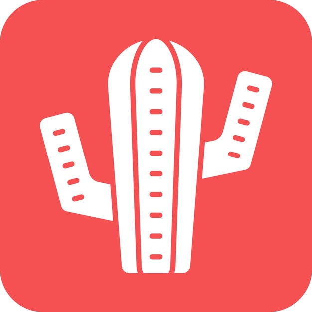 Vectorontwerp Cactus Icon Style