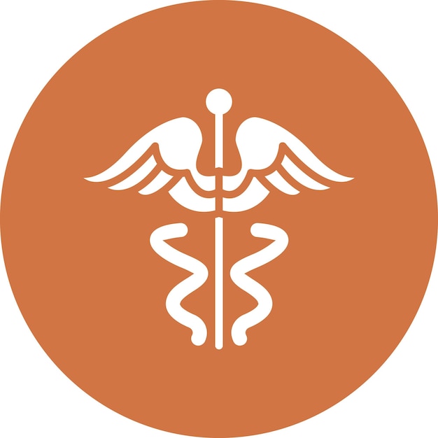Vectorontwerp Caduceus Icon Style