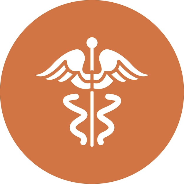 Vectorontwerp Caduceus Icon Style