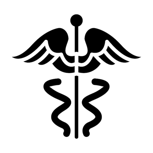 Vectorontwerp Caduceus Icon Style