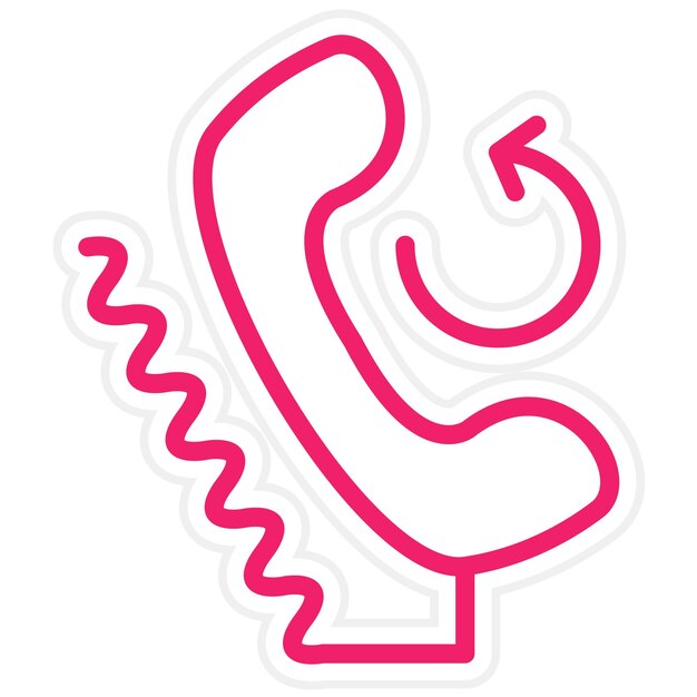 Vectorontwerp Callback Icon Stijl