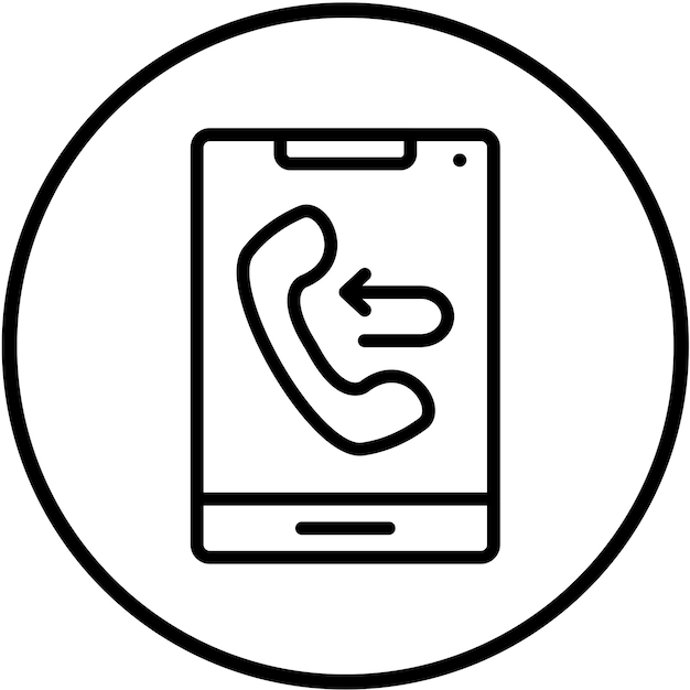 Vectorontwerp Callback Icon Stijl