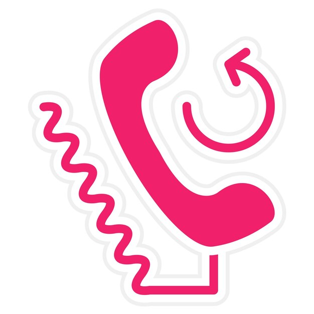 Vectorontwerp Callback Icon Stijl
