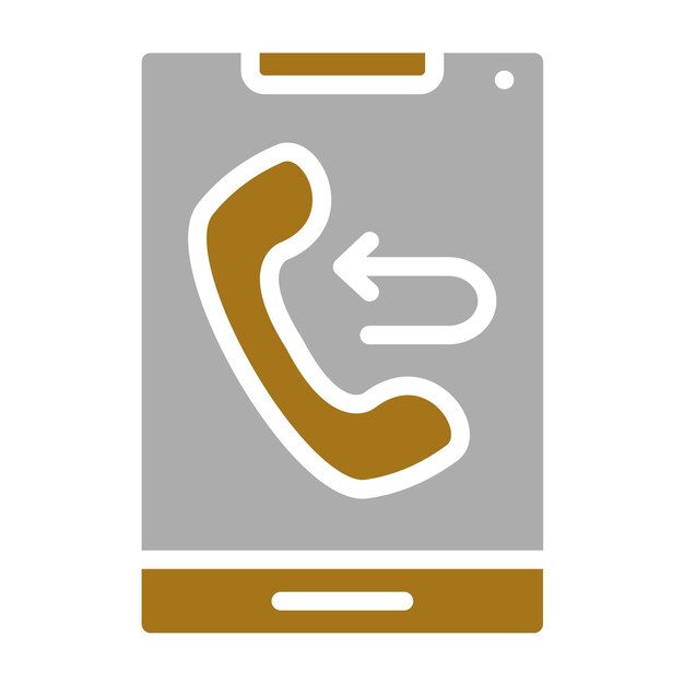 Vectorontwerp Callback Icon Stijl