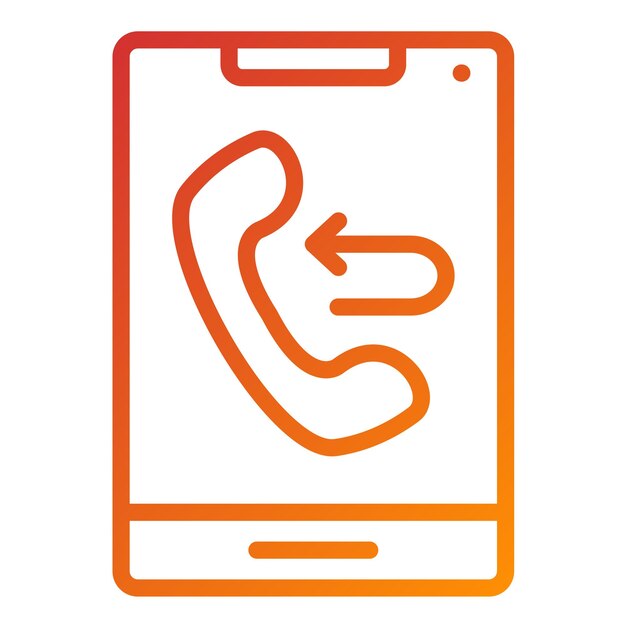 Vectorontwerp Callback Icon Stijl