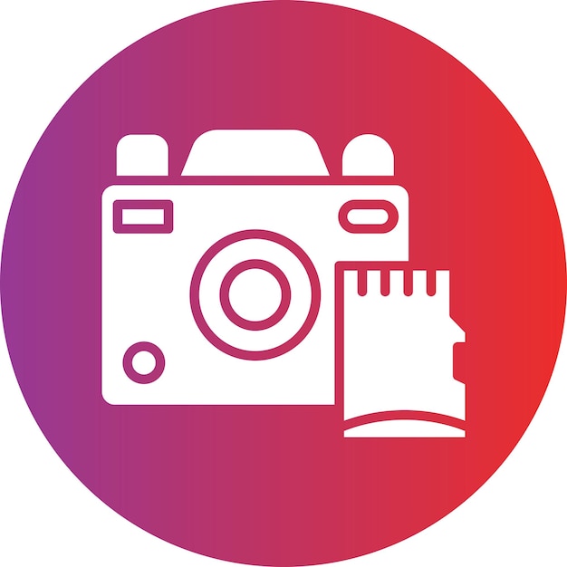 Vectorontwerp Camera Drive Icon Style
