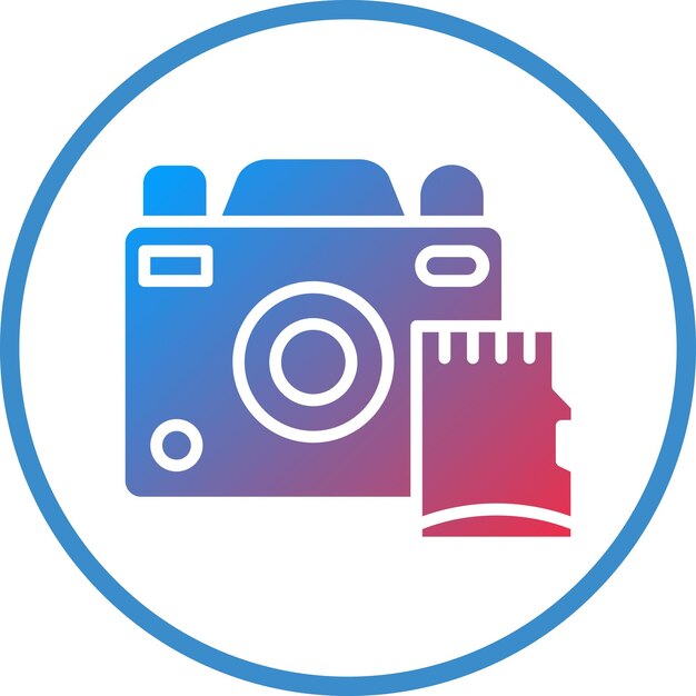 Vectorontwerp Camera Drive Icon Style