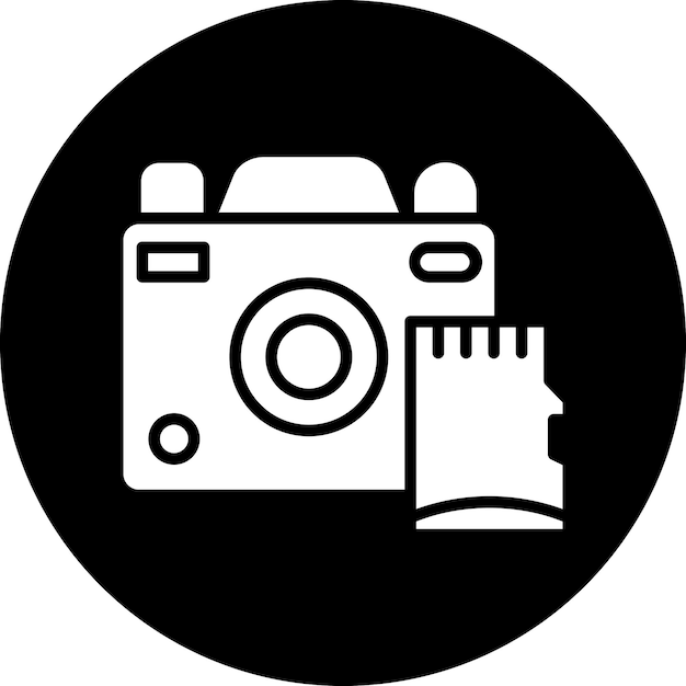 Vectorontwerp Camera Drive Icon Style