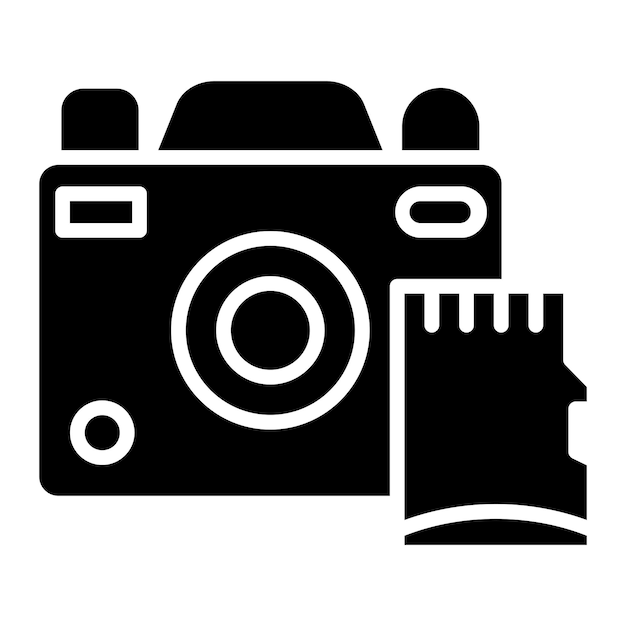 Vectorontwerp Camera Drive Icon Style
