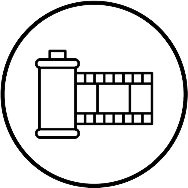 Vectorontwerp Camera Roll Icon Style