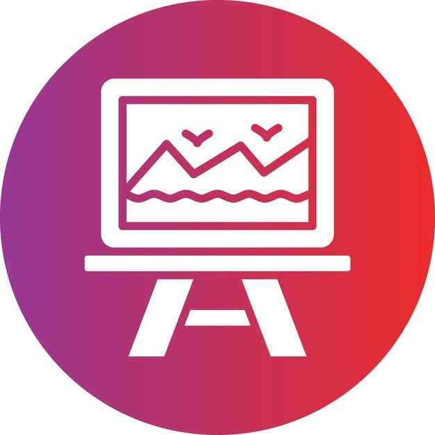 Vectorontwerp Canvas Icon Style