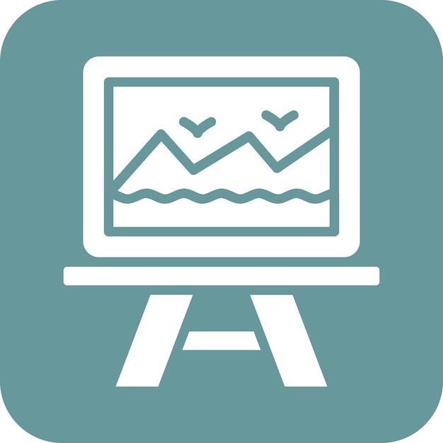 Vectorontwerp Canvas Icon Style