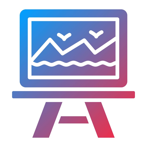Vectorontwerp Canvas Icon Style