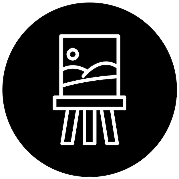 Vectorontwerp Canvas Icon Style