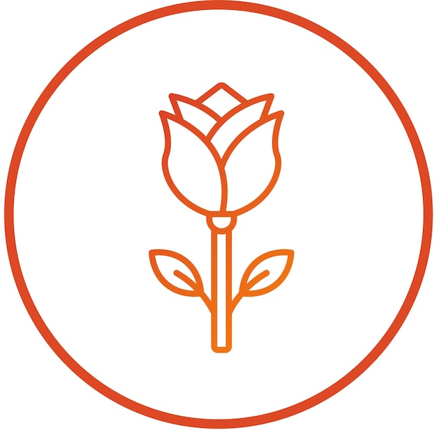 Vectorontwerp Carnation Icon Style
