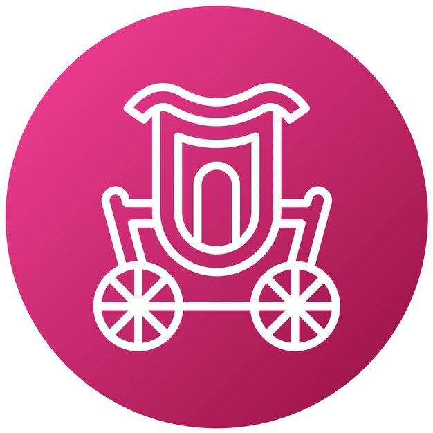 Vectorontwerp Carriage Icon Style