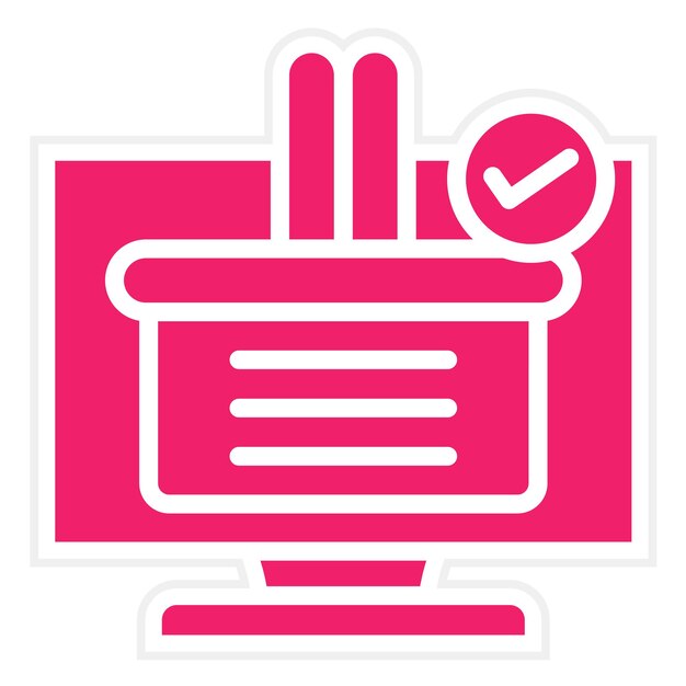 Vectorontwerp Cart Check Icon Style