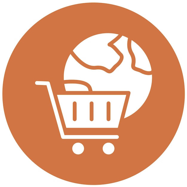 Vectorontwerp Cart Gateway Icon Style