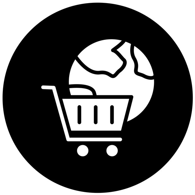 Vectorontwerp Cart Gateway Icon Style