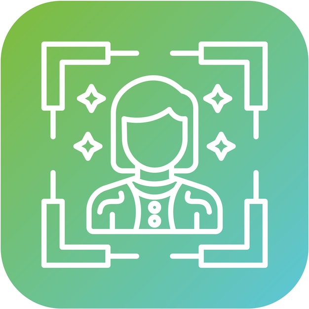 Vectorontwerp Casting Icon Style