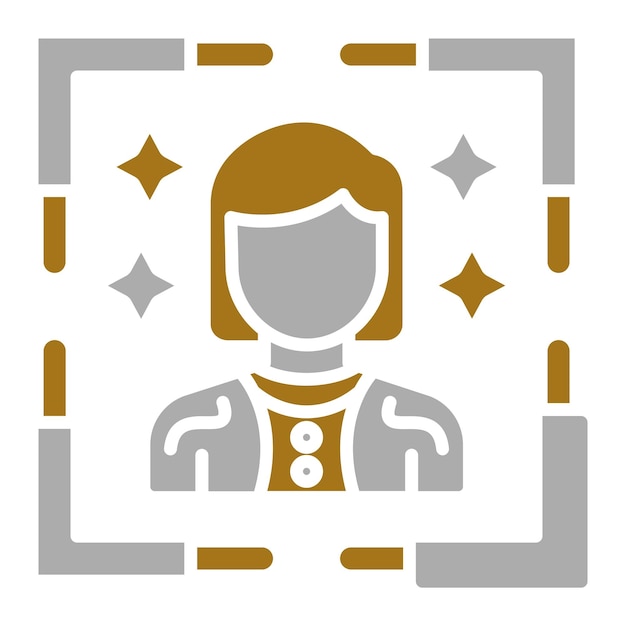 Vectorontwerp Casting Icon Style