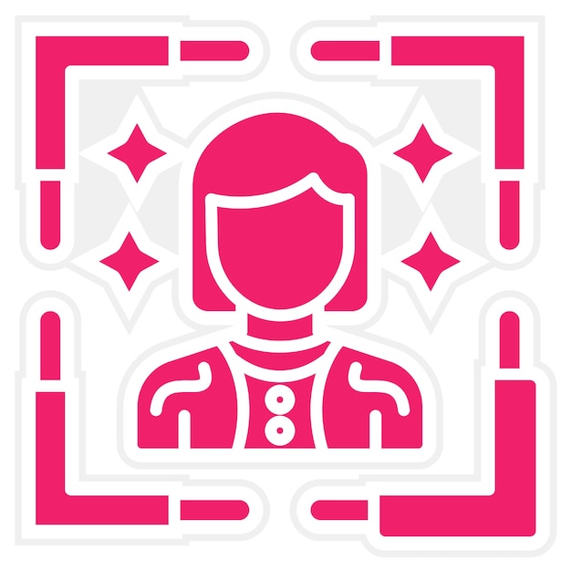 Vectorontwerp Casting Icon Style